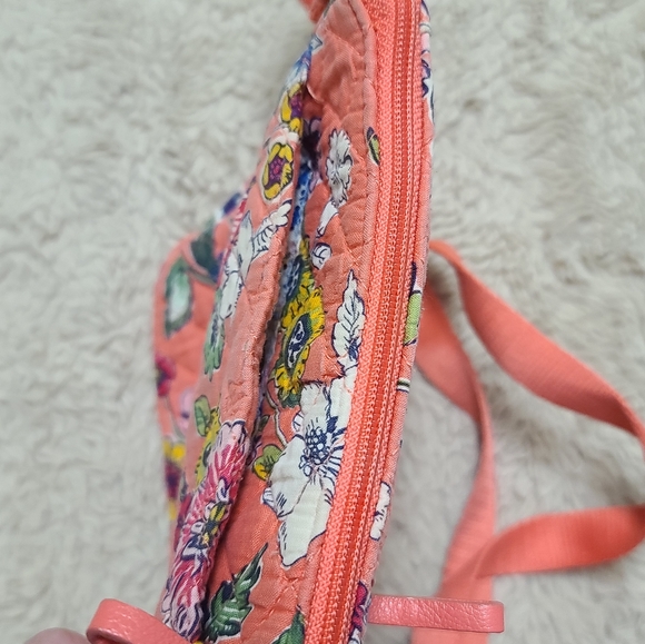 Vera Bradley Coral Floral Tapestry Hipster Crossbody Bag - Picture 16 of 16